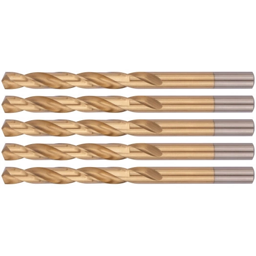 Сверла HSS по металлу, титановое покрытие 8.0 мм (5 шт)