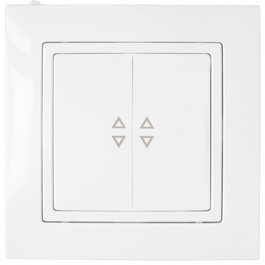 Беларусь Выключатель двухклавишный скрытый для управления цепями с 2-х и более мест