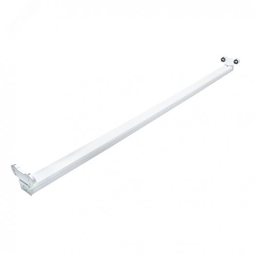 Светильник ДПО-2х18w без стекла под светодиодные лампы G13 металл