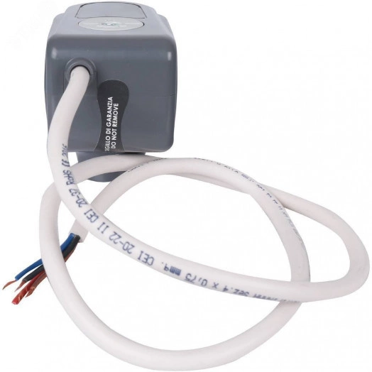 Сервопривод для шаровых зональных клапанов, ход 90гр, кабель 1м., 40 сек., 24V, 4 полюса