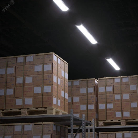 Светильник светодиодный ДПО 36 Вт 6500К 3540 лм 185-265В IP20 1185х120х46мм Сталь матовый опал WLF-4 Gauss