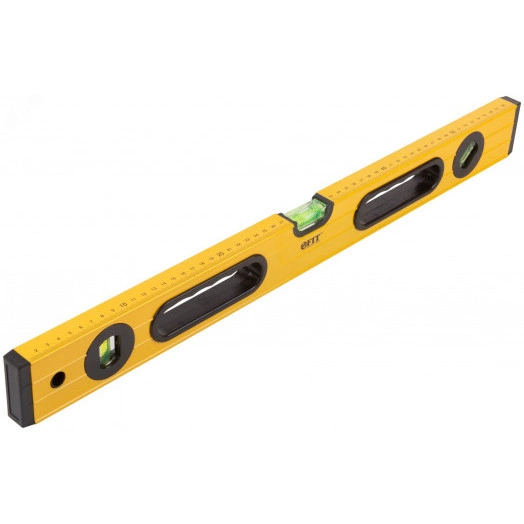 Уровень ''Янтарь'', 3 глазка, ручки, усиленный корпус, фрезер. рабочая грань, шкала 600 мм
