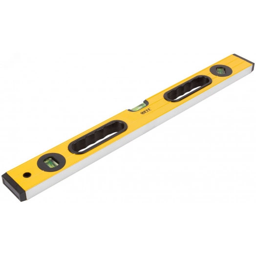 Уровень ''Янтарь'', 3 глазка, ручки, усиленный корпус, фрезер. рабочая грань, шкала 600 мм