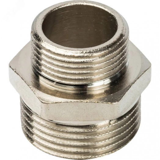 Ниппель НН 1'х3/4' переходной, никелированный