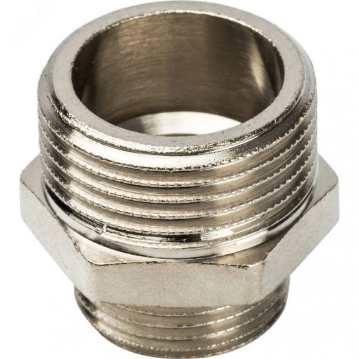 Ниппель НН 1'х3/4' переходной, никелированный