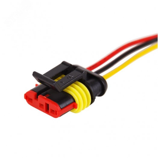 DJ7031-1.5-21 автомобильный разъем гнездо с проводом 20 см (3-контактный),