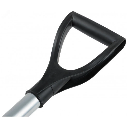 Лопата для уборки снега ''SnowКРИСТАЛЛ''          алюминиевая планка, алюминиевый черенок, V-ручка, 365х380х1320 мм 68102 РОС