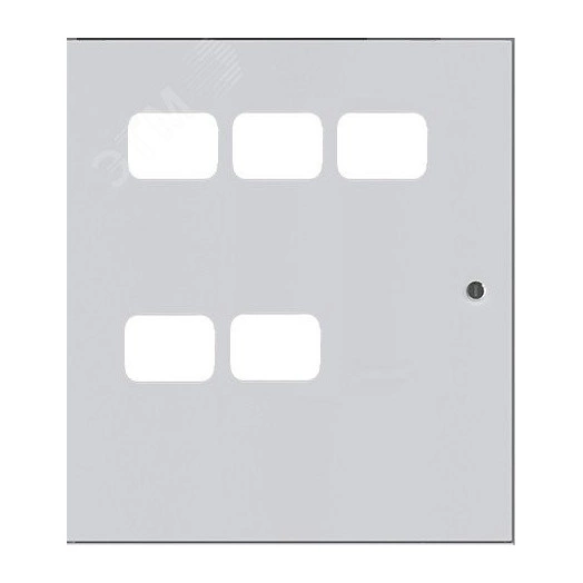 Дверь для ЩЭ 5 кв. 3 окна в ряд по горизонтали EKF