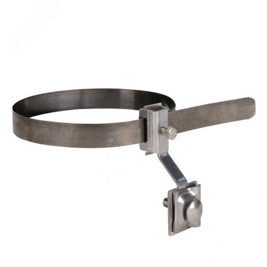 Держатель для труб универсальный D=(0-160) мм нерж. NI и полоса нерж. cталь PROxima