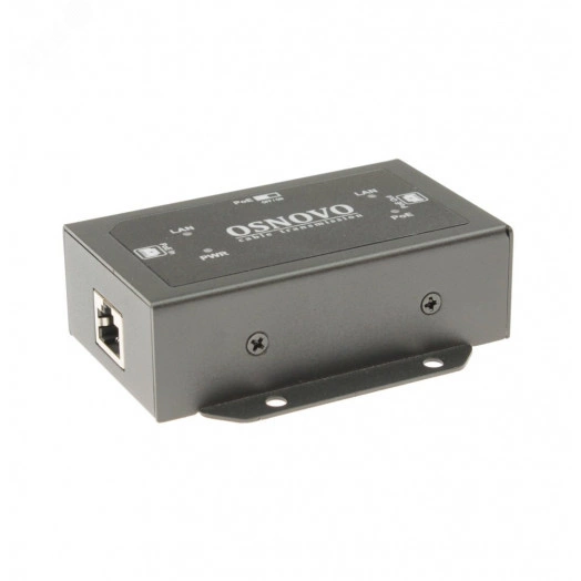 Удлинитель PoE 10M/100M/1000M Gigabit Ethernet до 700 метров со встроенной грозозащитой 6кВ