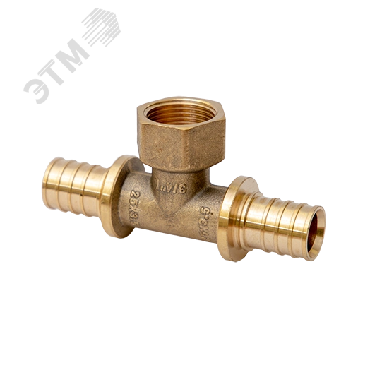 Тройник аксиальный 16x1/2'x16 ВР