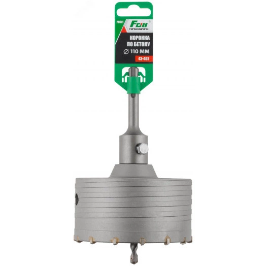 Коронка по бетону , SDS Plus, хвостовик 100 мм, 110 мм