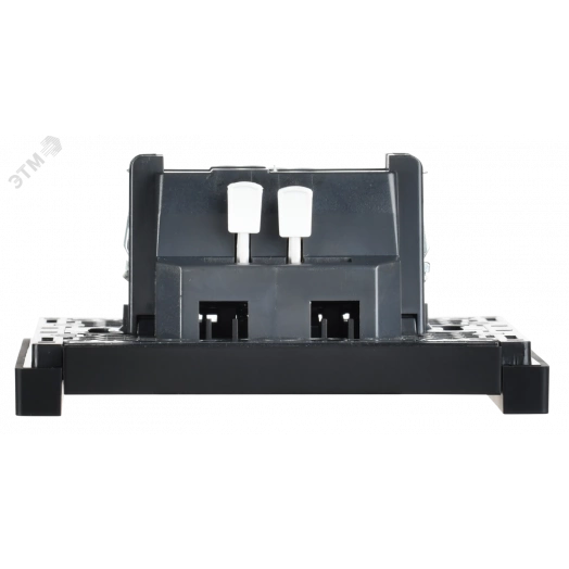 FORTE&PIANO Выключатель 1-клавишный самовозвратный 10А FP110 черный IEK