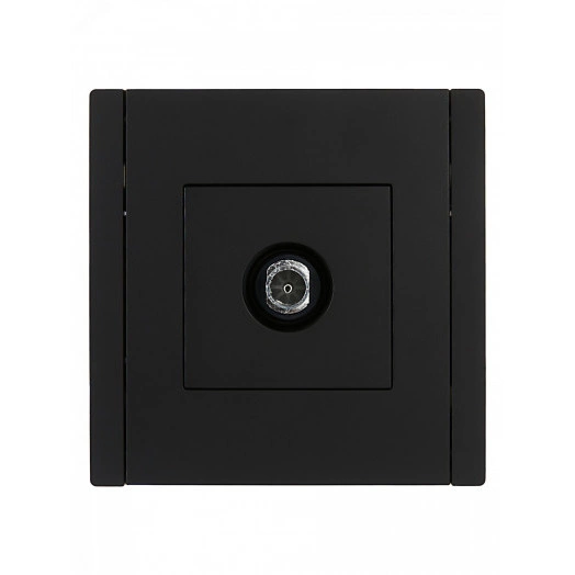 FORTE&PIANO Розетка TV оконечная FP128 черный IEK