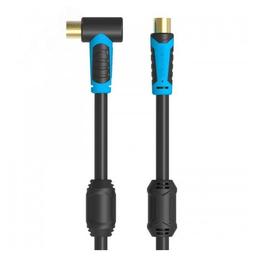 Антенный кабель M на M, угол 90 гр., 1.5 м.