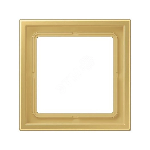 Рамка 1-я для горизонтальной/вертикальной установки (для устройств и накладок серии LS990 в монтажный адаптер)  Серия- LS ZERO  Материал- термопласт (ударопрочный) лакированный  Цвет- классическая латунь
