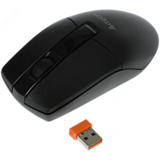 Мышь беспроводная G3-330N, оптическая, USB, 1200dpi, 3 кнопки, черный