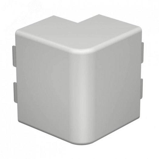 Крышка внешнего угла кабельного канала WDK 60x110 мм (ПВХ,светло-серый)