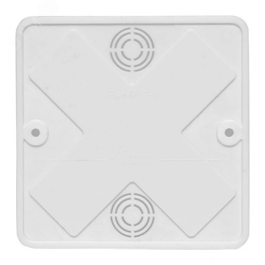 Коробка разветвительная KMP-030-032 наружная 100х100х25 белая PROxima