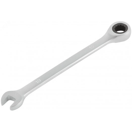 Ключ комбинированный трещоточный, CrV реверсивный механизм 10 мм