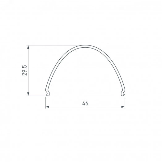 Экран ARH-LINE-B-3652-2000 OPAL (, Пластик)