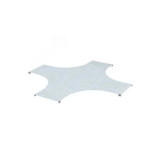 Крышка на X-ответвитель 800 R=660мм горячеоцинкованная