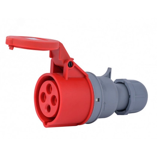 Розетка переносная 3Р+РЕ 32А 380В IP44 РП-103