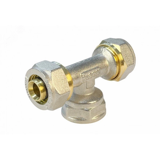 Тройник обжимной ВР 16х1/2х16