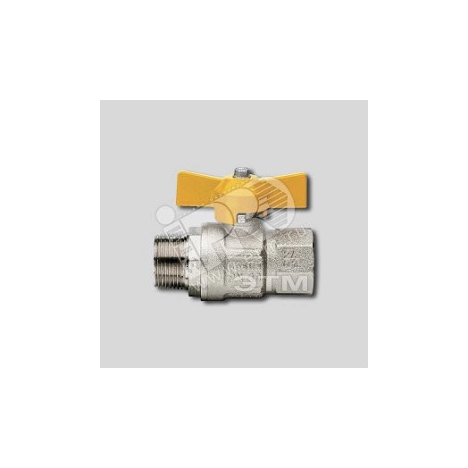 Кран шаровой газовый 3/4' ВН полный проход ручка бабочка LONDON