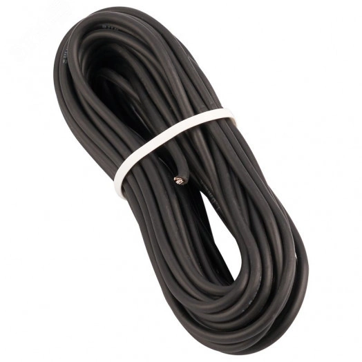 Провод автомобильный ПГВА/ПВАМ 1х1,00 мм черный, мини-бухта 5 метров,