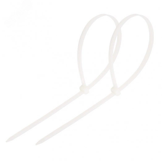 стяжкa нейлоновая 250x3,6 мм, белая (1уп - 500шт), REXANT