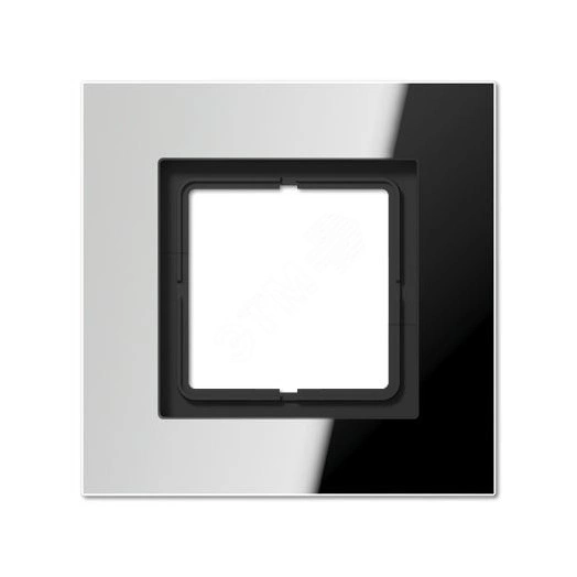 Рамка 1-я для горизонтальной/вертикальной установки  Серия- LS plus  Материал- металл  Цвет- хром