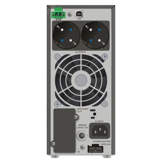 Источник бесперебойного питания Online Innova G2 1000 ВА/900 Вт фаза 1/1, Tower, 2xSchuko RS232 и USB type B и Порт SNMP от 2 АКБ от 5Ач до 300Ач, без АКБ