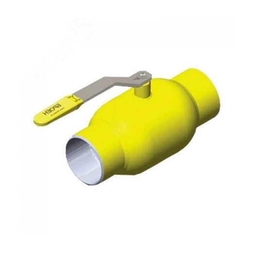 Кран шаровой 11с10фт КШГ 71.002.150  стальной для газа станд. проход DN 150 PN 16 под приварку с рукояткой