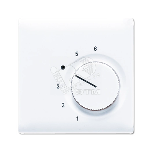 Крышка для регулятора температуры воздуха помещений  белая