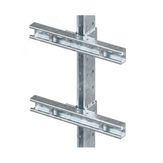 Комплект монтажных профилей на стойку для крепления 4 оболочки(ек) с видом защиты Ex d горячеоцинкованный, длина 600 мм