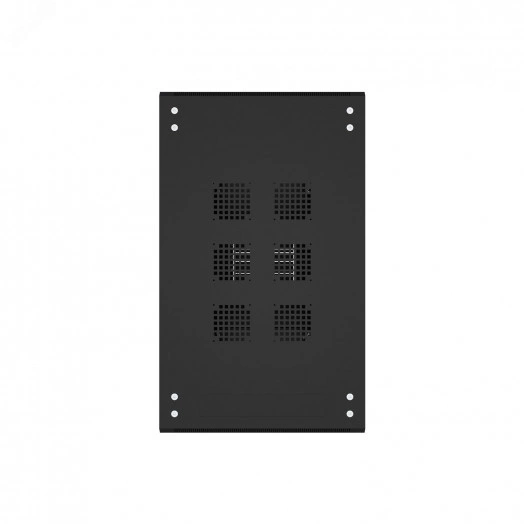 Шкаф напольный универсальный серверный R 32U 600х1000мм, 4 профиля 19, двери перфорированная и перфорированная, боковые стенки съемные, регулируемые опоры, разобранный, черный RAL 9005