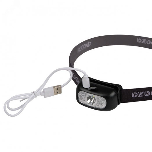 Фонарь светодиодный  аккумуляторный AccuFH3-L3W/RED ФАZА