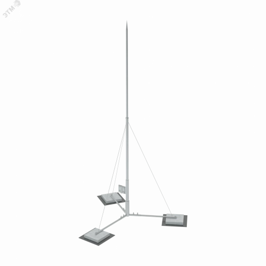 Вольностоящая молниеприемная мачта составная H9,2 м разборное основание HD