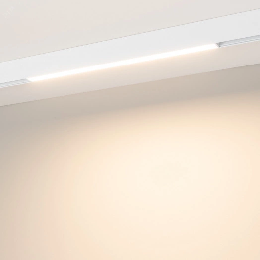 Светильник MAG-ORIENT-FLAT-L465-16W Warm3000 (WH, 80 deg, 48V) (, IP20 Металл, 3 года)