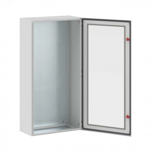 Щит с монтажной панелью ЩМП 1200x600x300мм  серия ST c прозрачной дверью