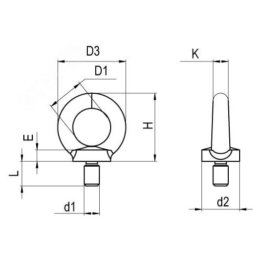 Рым-болт M12