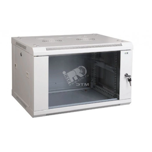 Шкаф 20U 600х650 укомпл. дв. перф. чер.