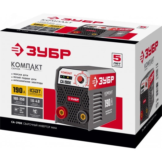 Инвертор сварочный ММА, 190 А