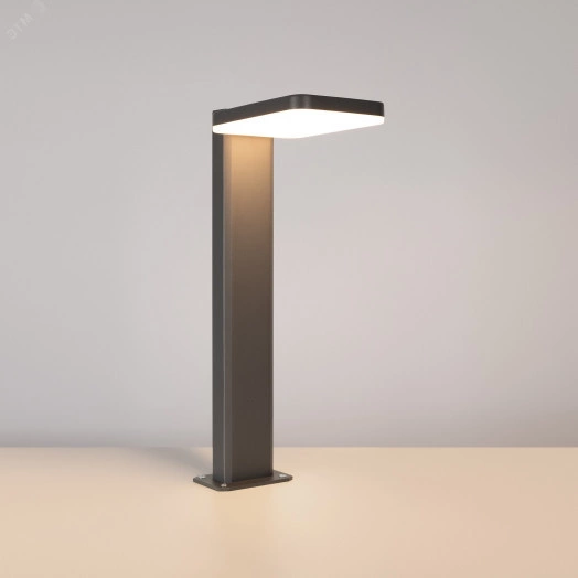 Светильник LGD-TENT-BOLL-H500-9W Warm3000 (GR, 110 deg, 230V) (ARL, IP65 Металл, 3 года)