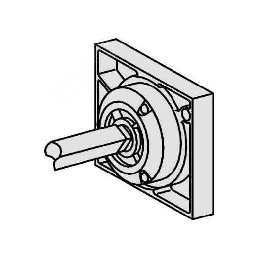 Рукоятка выносная боковая поворотная красно-желтая для INS/INV250