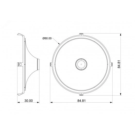 Ввод в распределительную коробку для светильника Rotondo, цвет черный