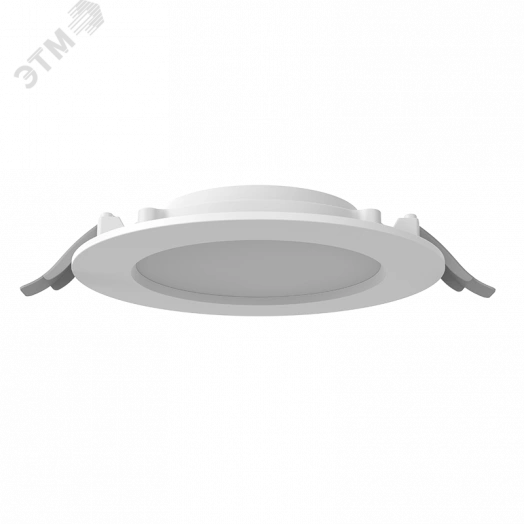 Светильник светодиодный DL-01 Slim 160 мм 20 Вт 4000 К CRI90 176х39 мм IP65/40 RAL9003 белый муар с рассеивателем опал аварийный автономный постоянного действия