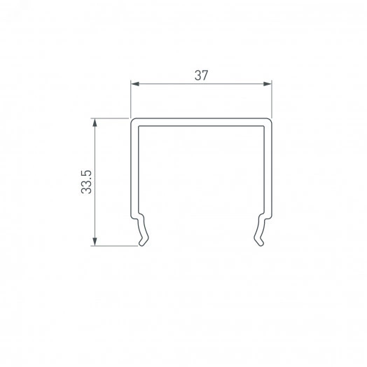 Экран ARH-LINE-3750A-VOL-2000 OPAL (ARL, Пластик)