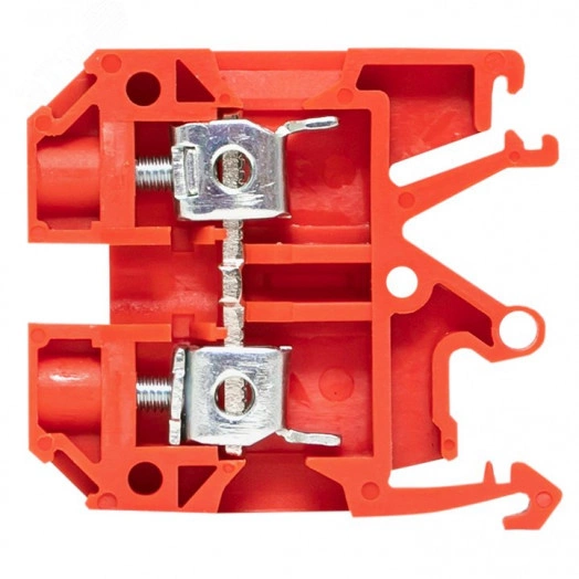 Клемма винтовая JXB- 6мм.кв красная